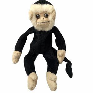 Beanie Babies Baby Monkey Black, White Small MOOCH